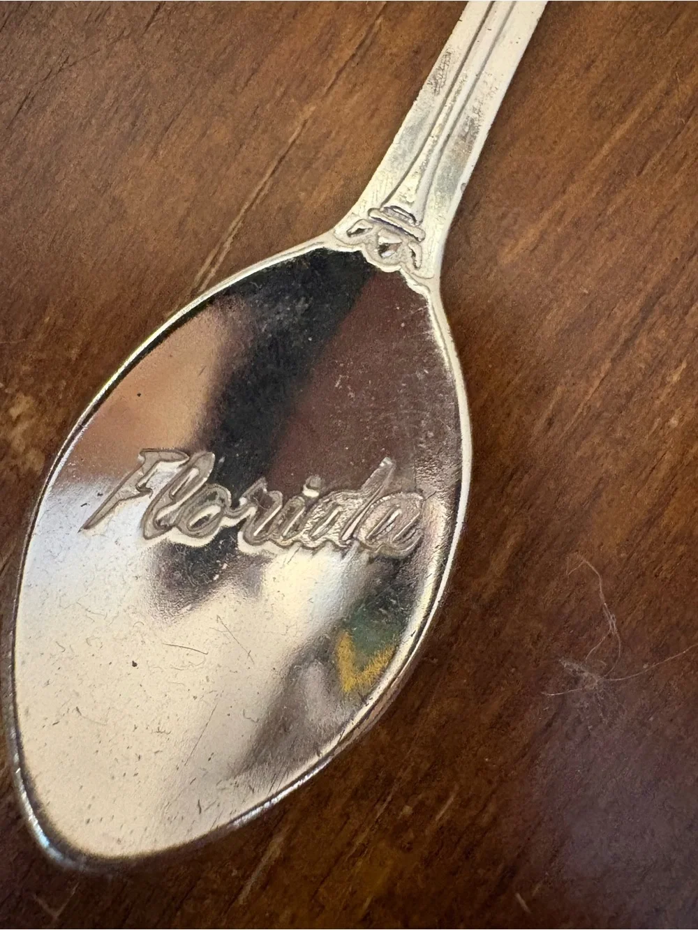Silver Florida Souvenir Collector Spoon Walt Disney World